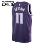 Maillot NBA Sacramento Kings Domantas Sabonis Nike 2025-26 City Edition Violet Swingman - Enfant